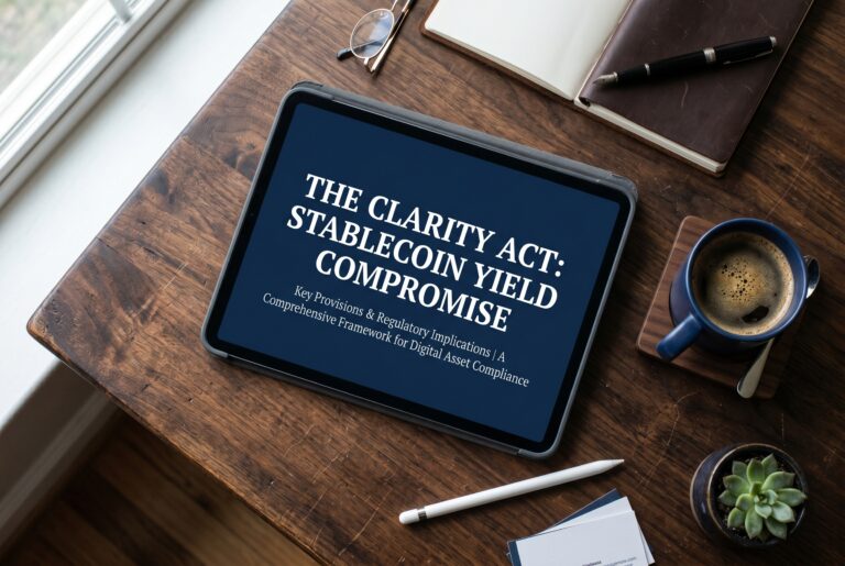 The CLARITY Act’s Stablecoin Yield Compromise: What It Actually Says