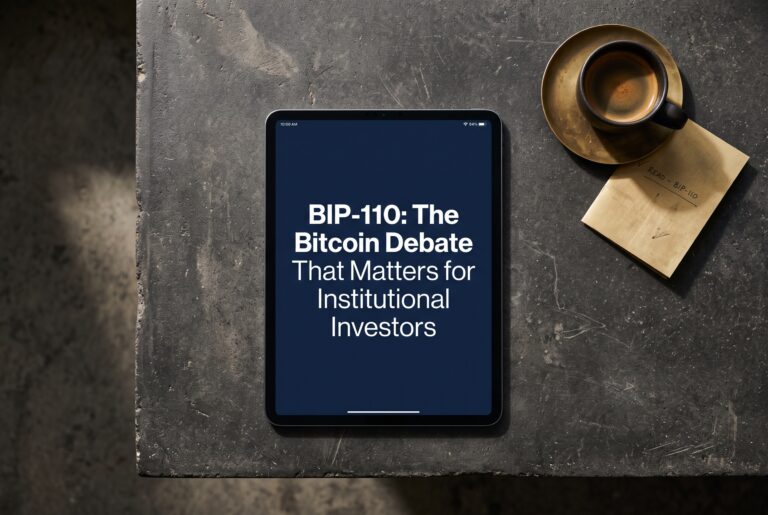 BIP-110: The Bitcoin Debate That Matters for Institutional Investors
