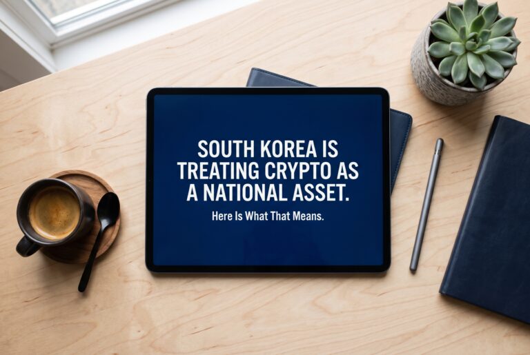 South Korea Is Treating Crypto as a National Asset. Here Is What That Means.
